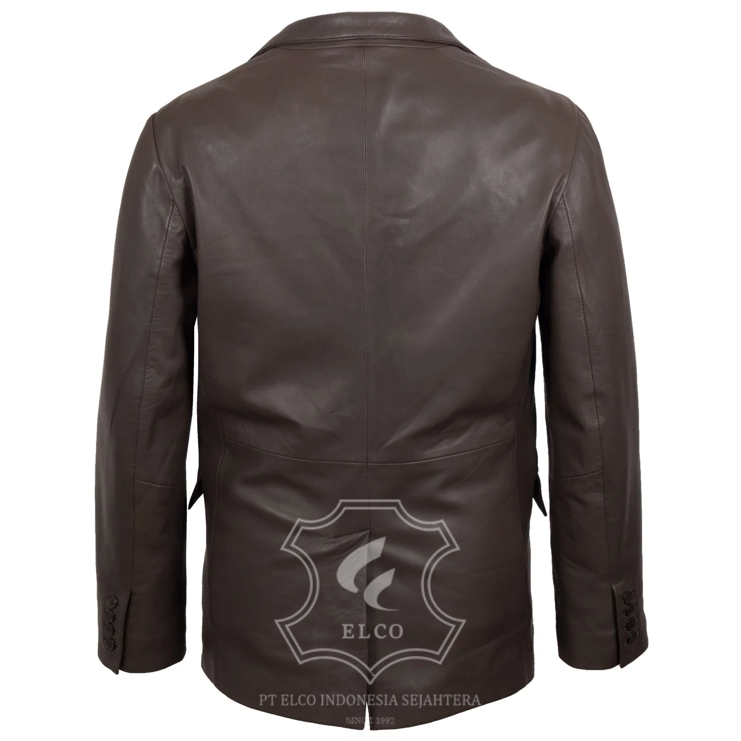 Jaket Kulit Pria Desain Jas - PJ 451 - Gambar 2