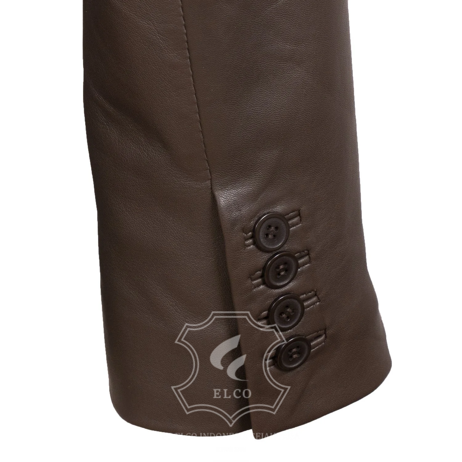 Jaket Kulit Pria Desain Jas - PJ 451 - Gambar 3