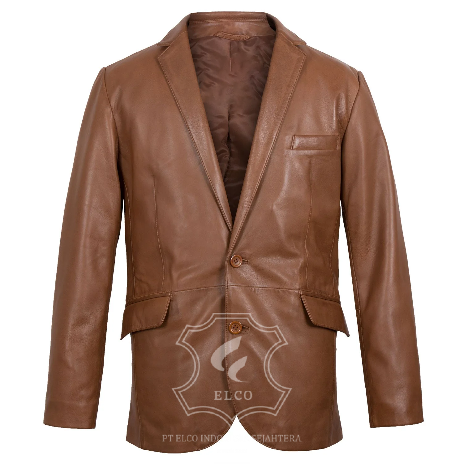 Jaket Kulit Pria Desain Jas - PJ 452