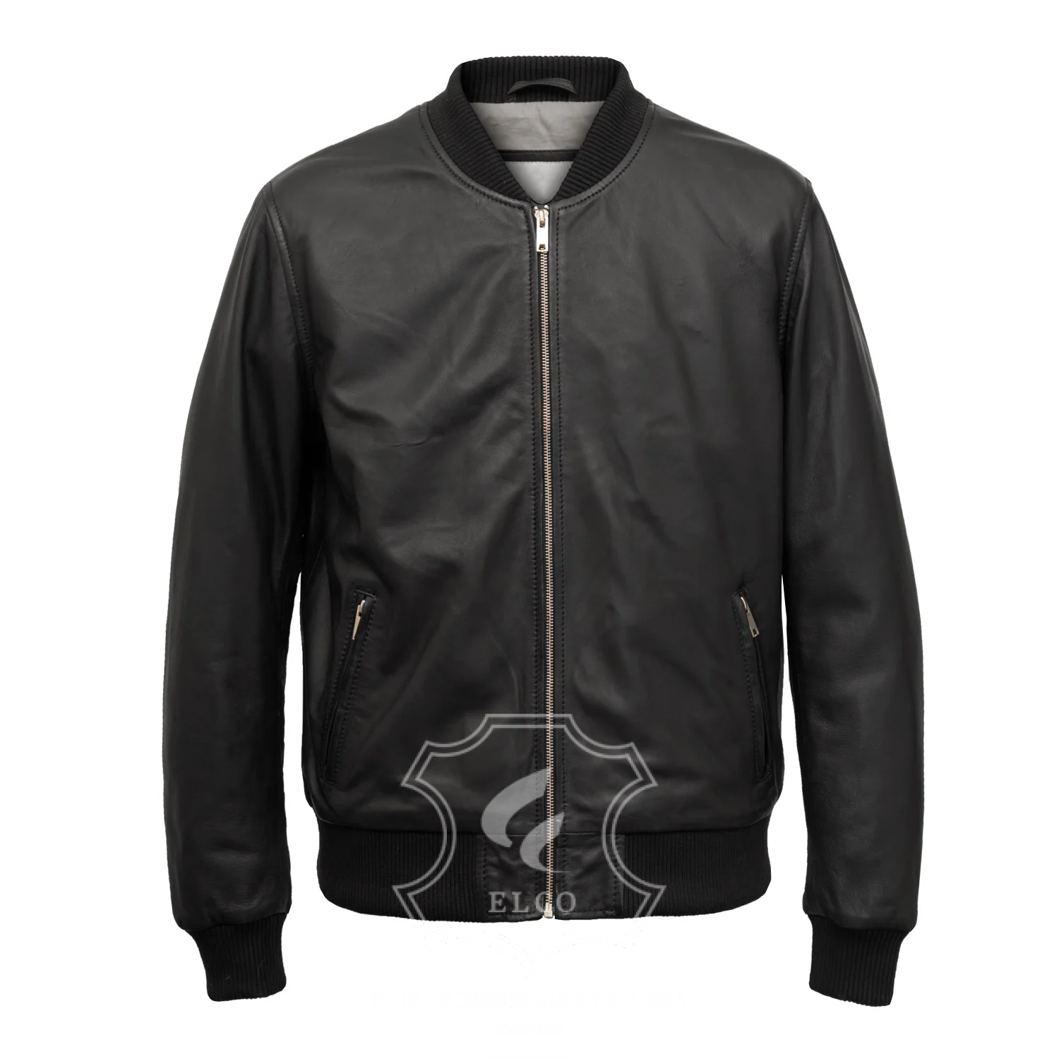 Jaket Kulit Pria Desain Bomber - PCB 490