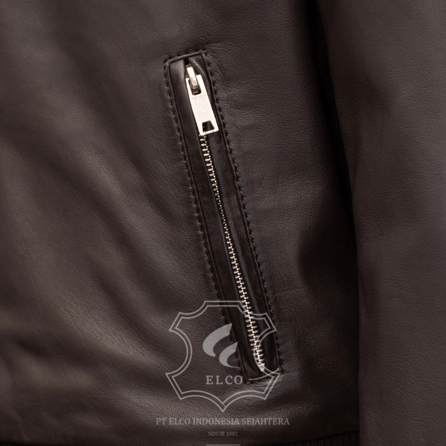 Jaket Kulit Pria Desain Bomber - PCB 491 - Gambar 3