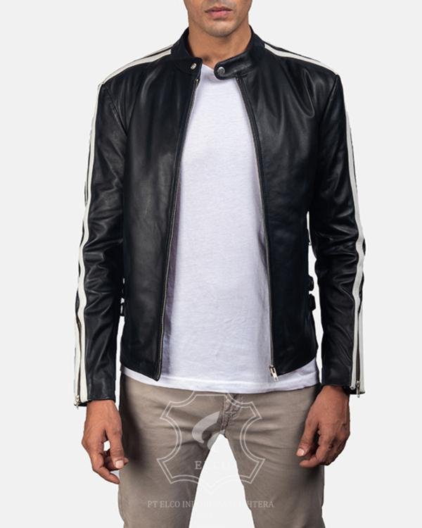 Jaket Kulit Pria Desain Casual - PC 412