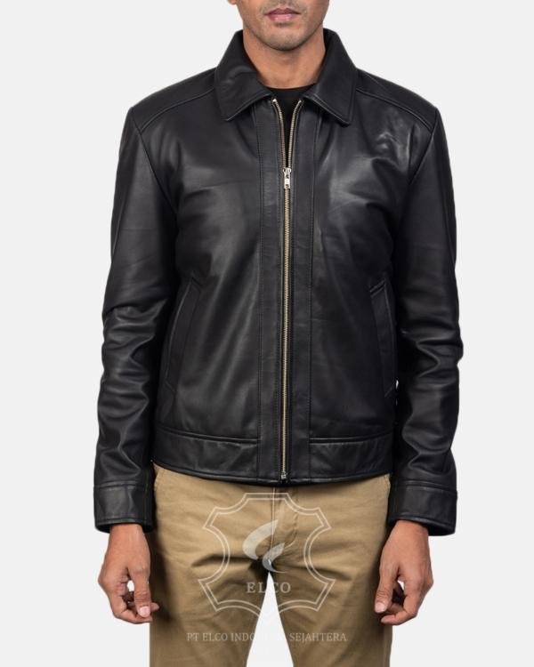 Jaket Kulit Pria Desain Formal - PF 111