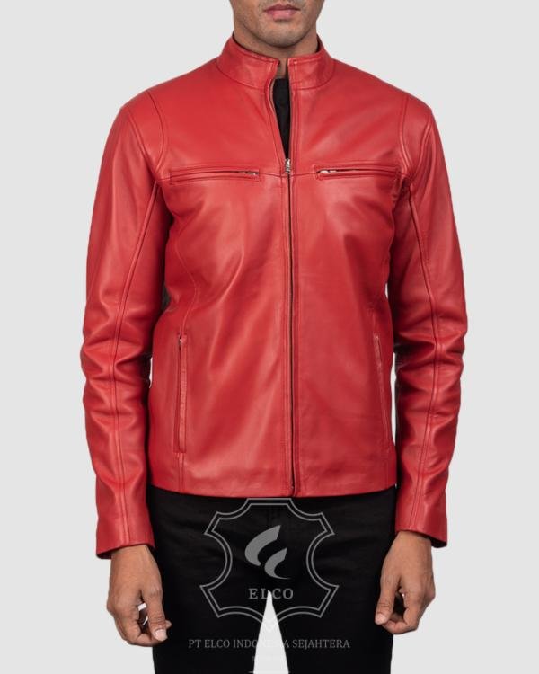 Jaket Kulit Pria Desain Casual - PC 403