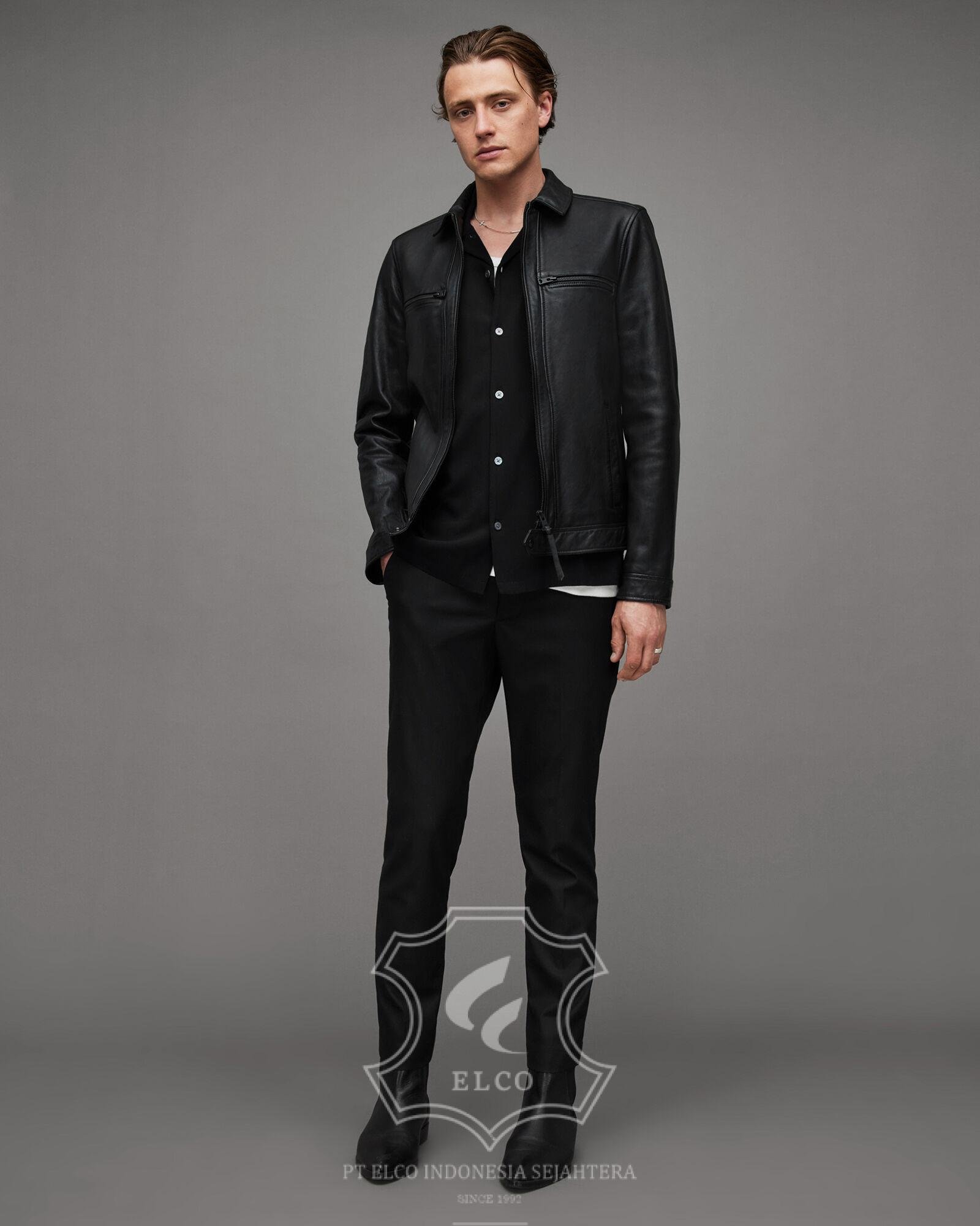 Jaket Kulit Pria Desain Formal - PF 439 - Gambar 2