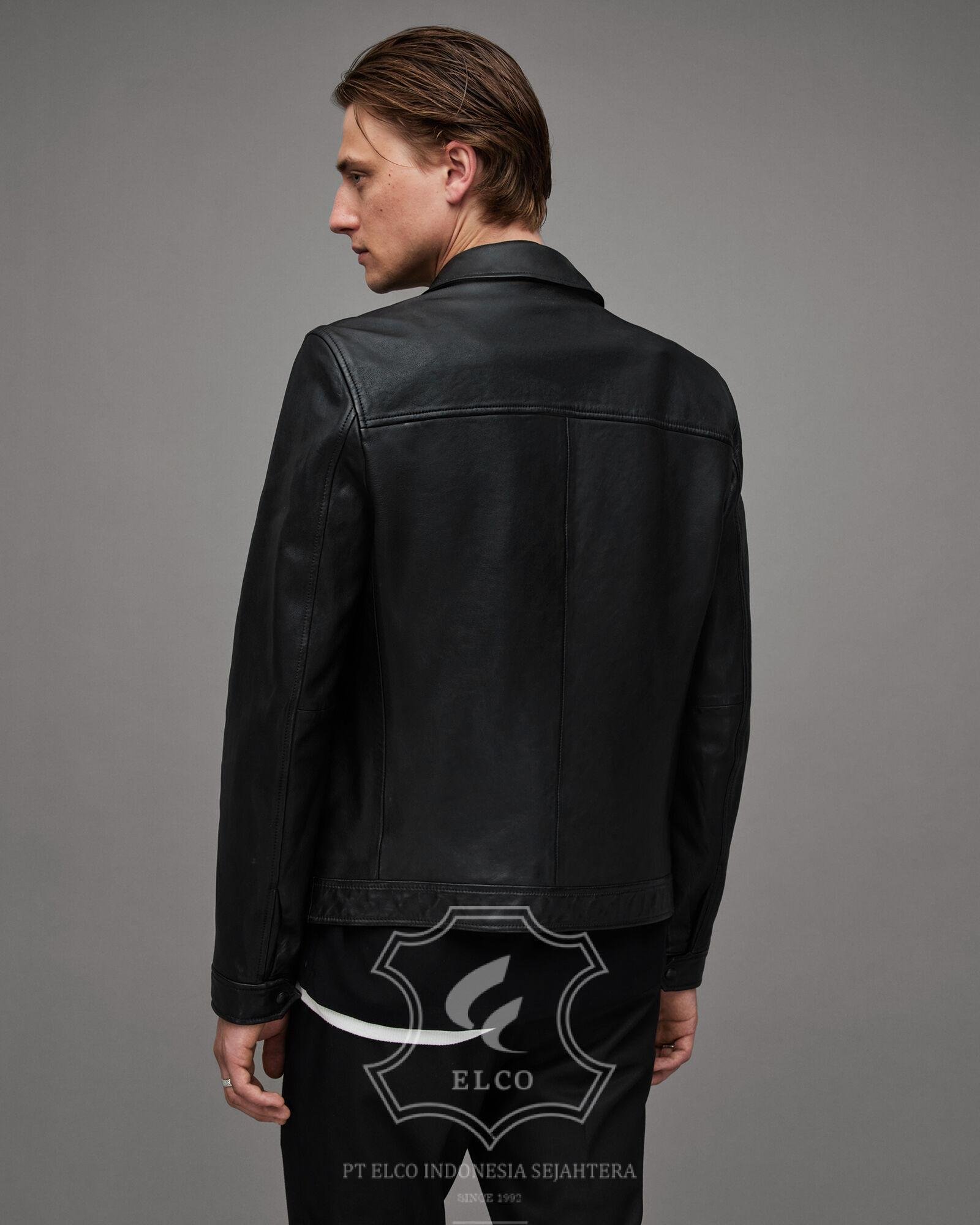 Jaket Kulit Pria Desain Formal - PF 439 - Gambar 4