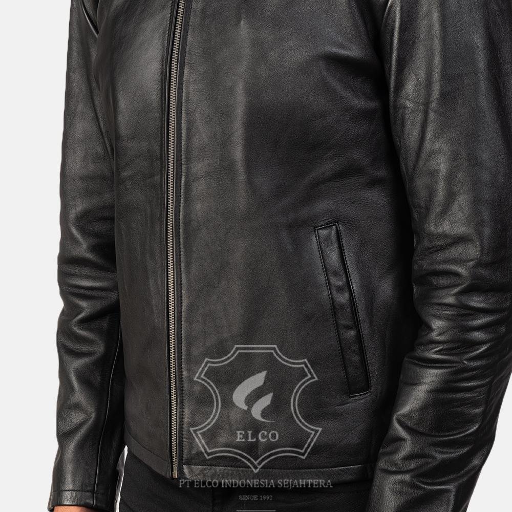 Jaket Kulit Pria Desain Casual - PC 405 - Gambar 5