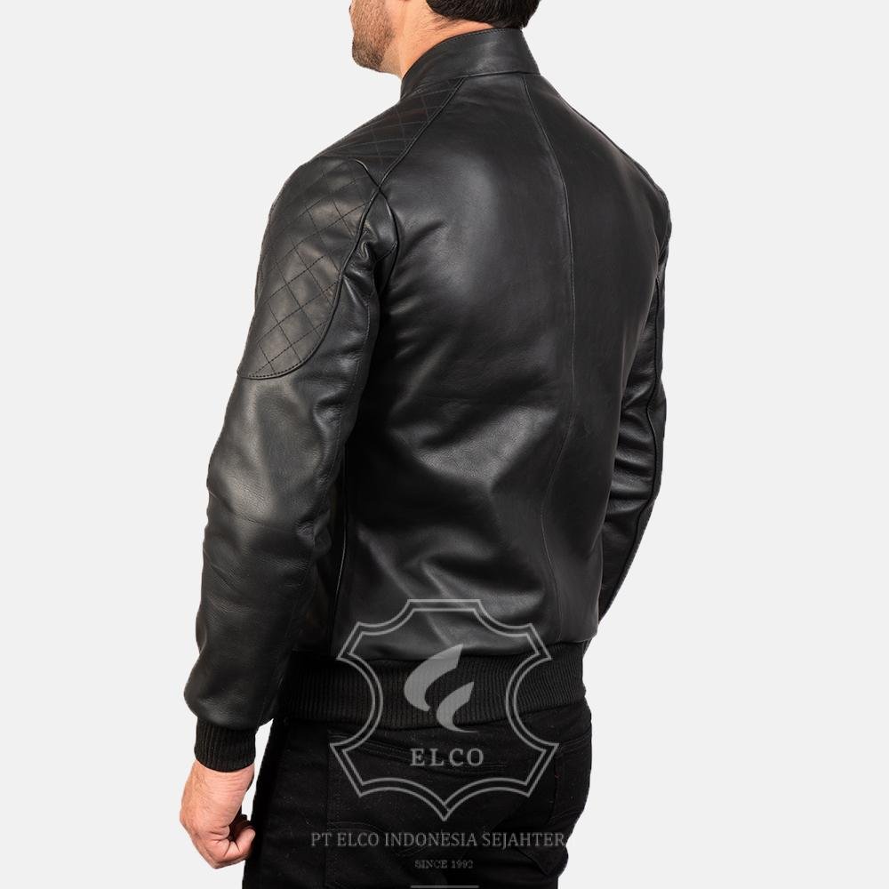 Jaket Kulit Pria Desain Bomber - PCB 109 - Gambar 4