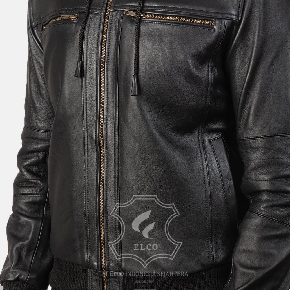 Jaket Kulit Pria Desain Bomber - PCB 113 - Gambar 5
