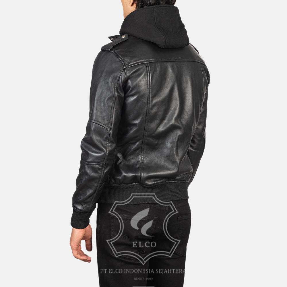 Jaket Kulit Pria Desain Bomber - PCB 402 - Gambar 5