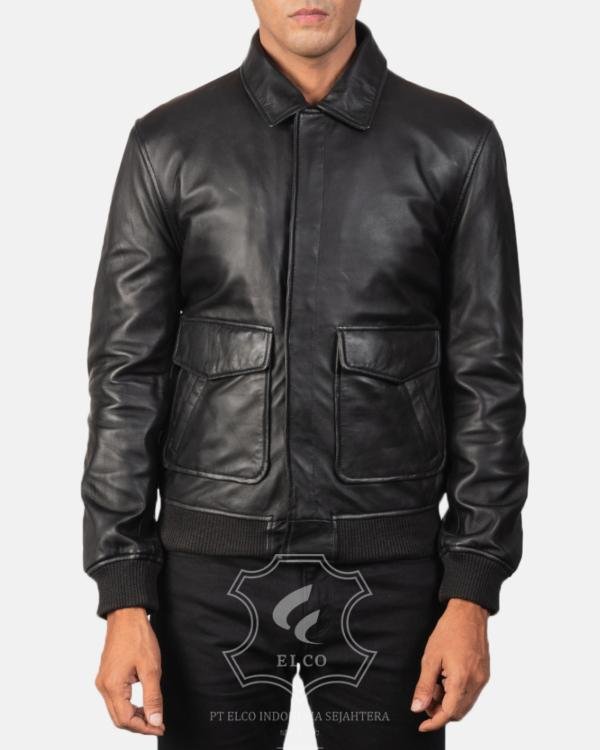 Jaket Kulit Pria Desain Pilot - PP 112