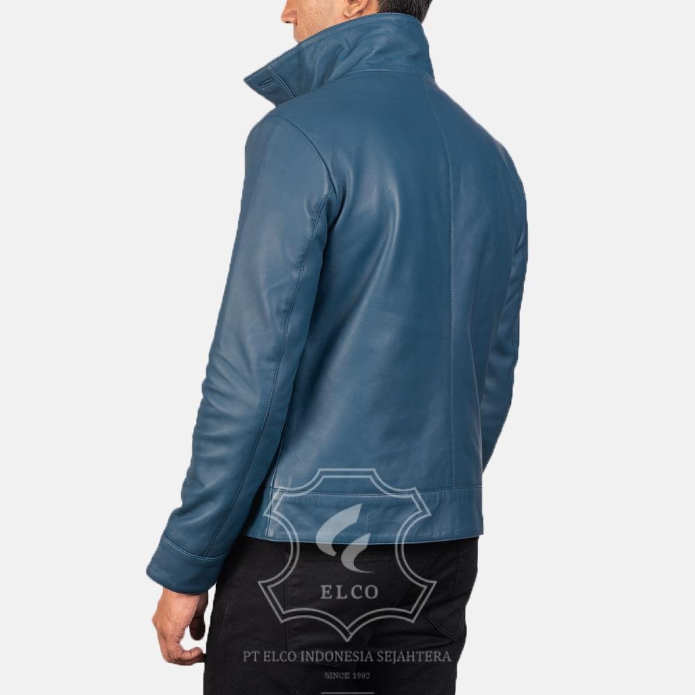 Jaket Kulit Pria Desain Pilot - PP 404 - Gambar 4
