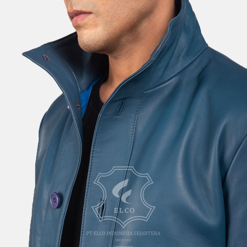 Jaket Kulit Pria Desain Pilot - PP 404 - Gambar 5