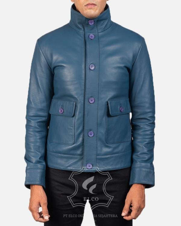 Jaket Kulit Pria Desain Pilot - PP 404