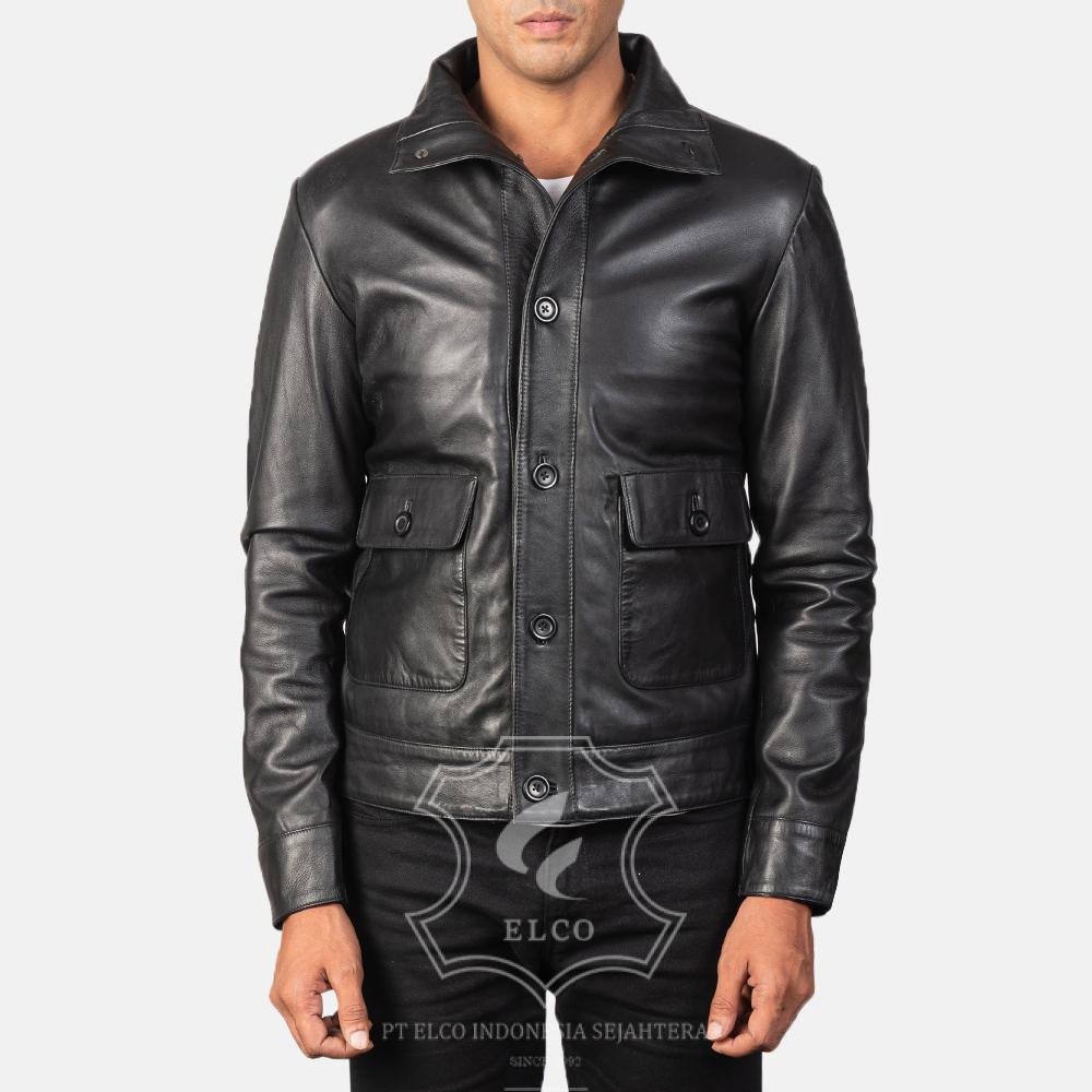 Jaket Kulit Pria Desain Pilot - PP 105