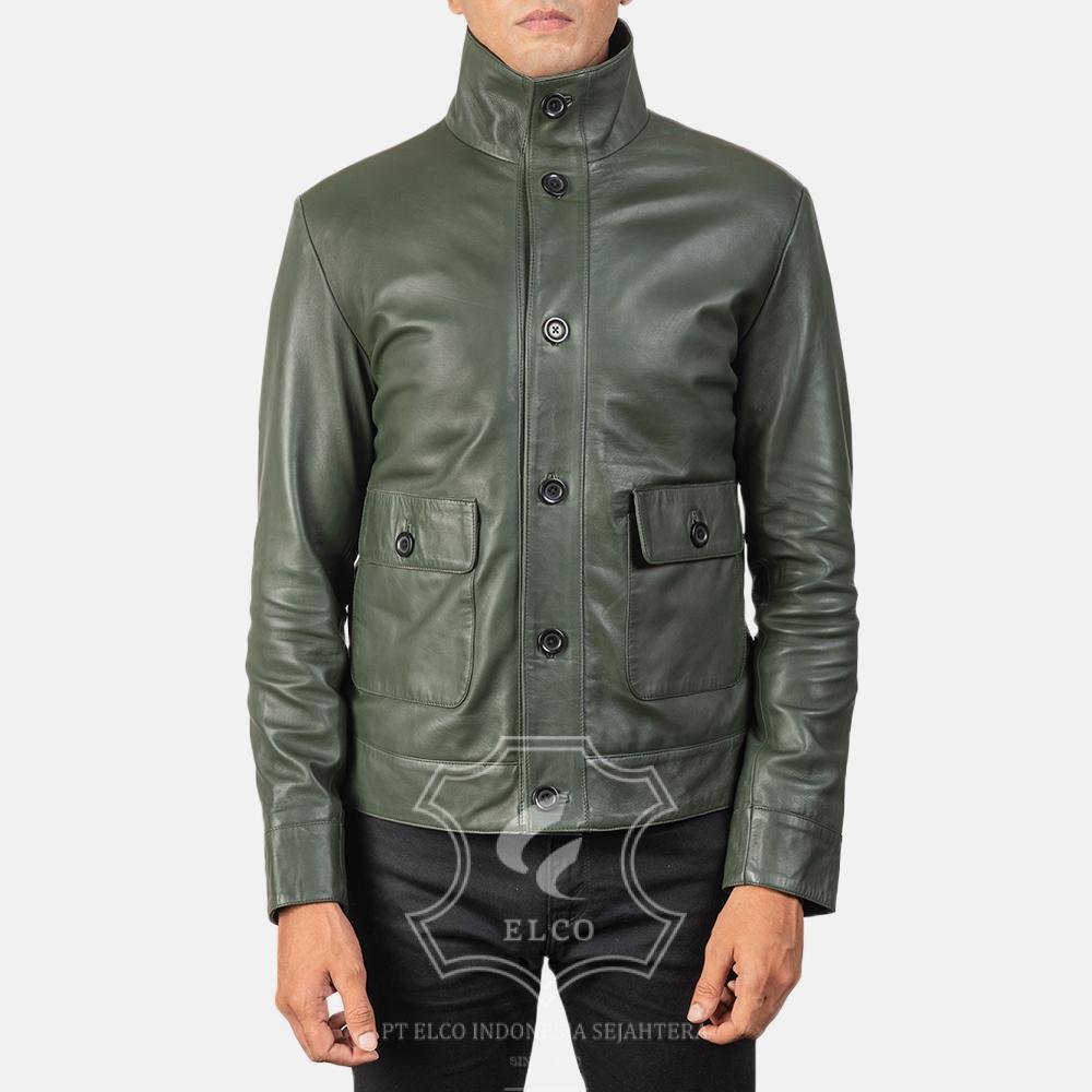 Jaket Kulit Pria Desain Pilot - PP 403 - Gambar 2