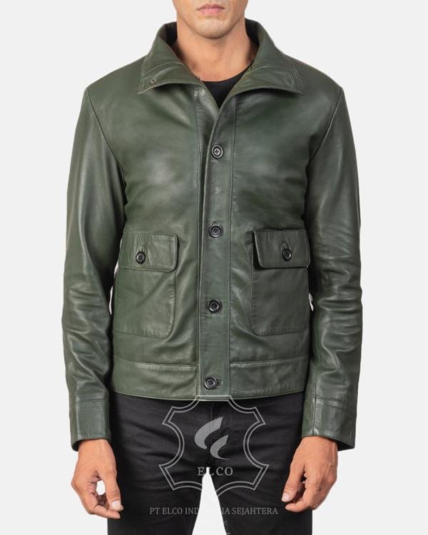 Jaket Kulit Pria Desain Pilot - PP 403