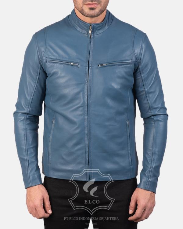 Jaket Kulit Pria Desain Casual - PC 406