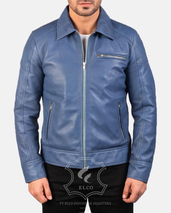 Jaket Kulit Pria Desain Formal - PF 406