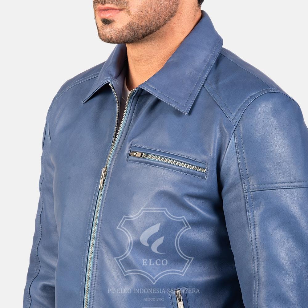 Jaket Kulit Pria Desain Formal - PF 406 - Gambar 5