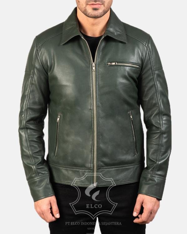 Jaket Kulit Pria Desain Formal - PF 404