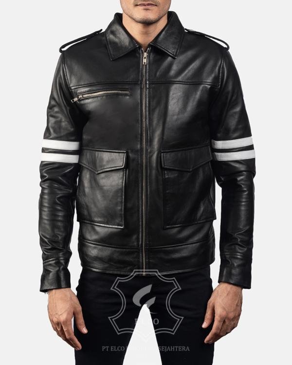 Jaket Kulit Pria Desain Pilot - PP 405