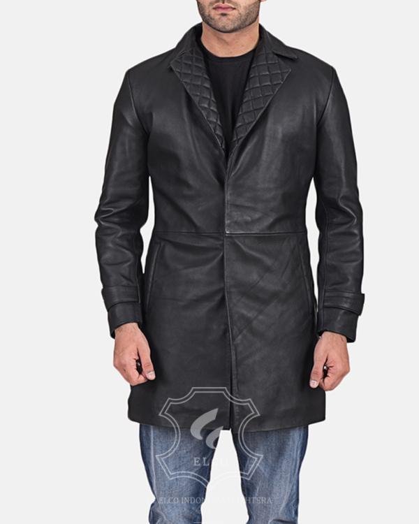 Jaket Kulit Pria Desain Jas - PJ 409