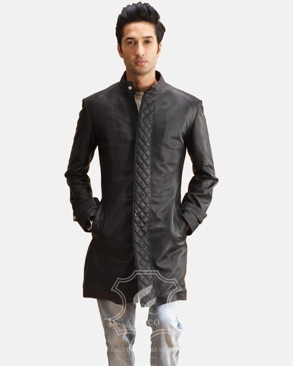 Jaket Kulit Pria Desain Jas - PJ 404