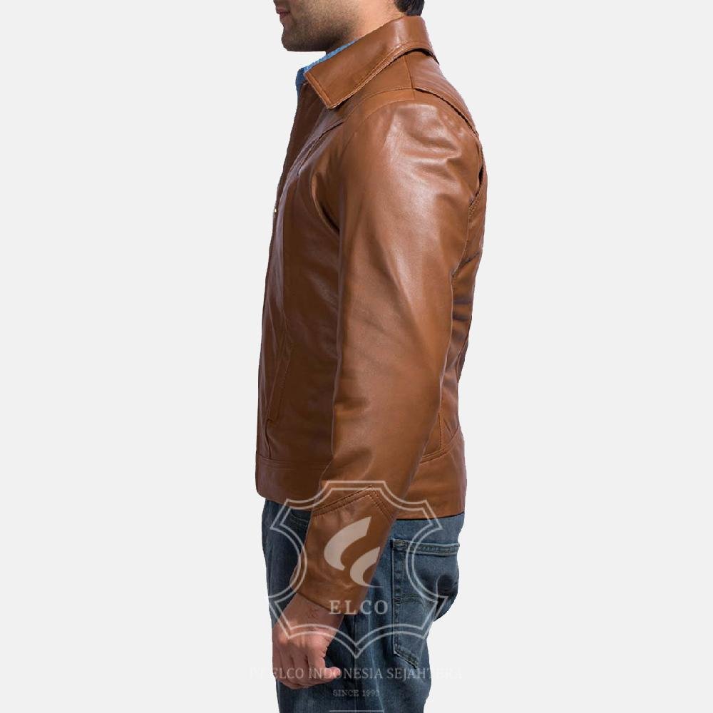 Jaket Kulit Pria Desain Formal - PF 105 - Gambar 3