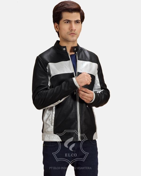 Jaket Kulit Pria Desain Casual - PC 418