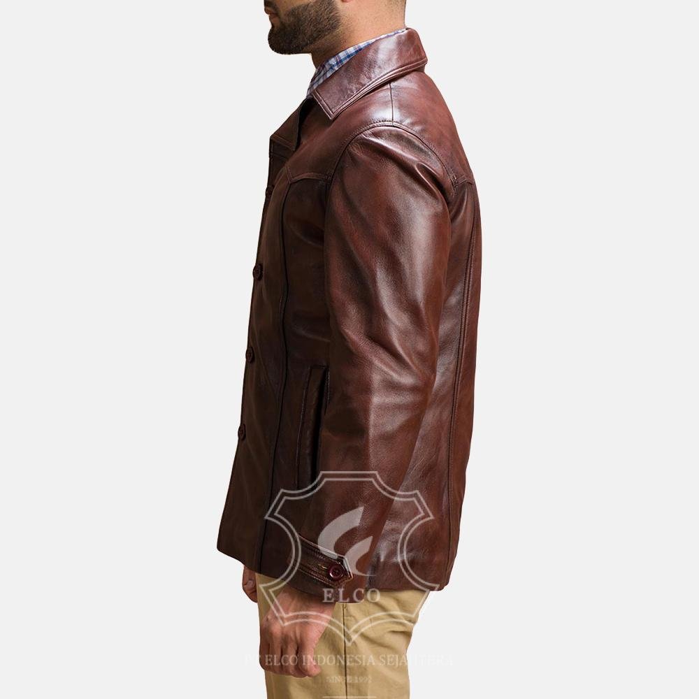 Jaket Kulit Pria Desain Formal - PF 411 - Gambar 3