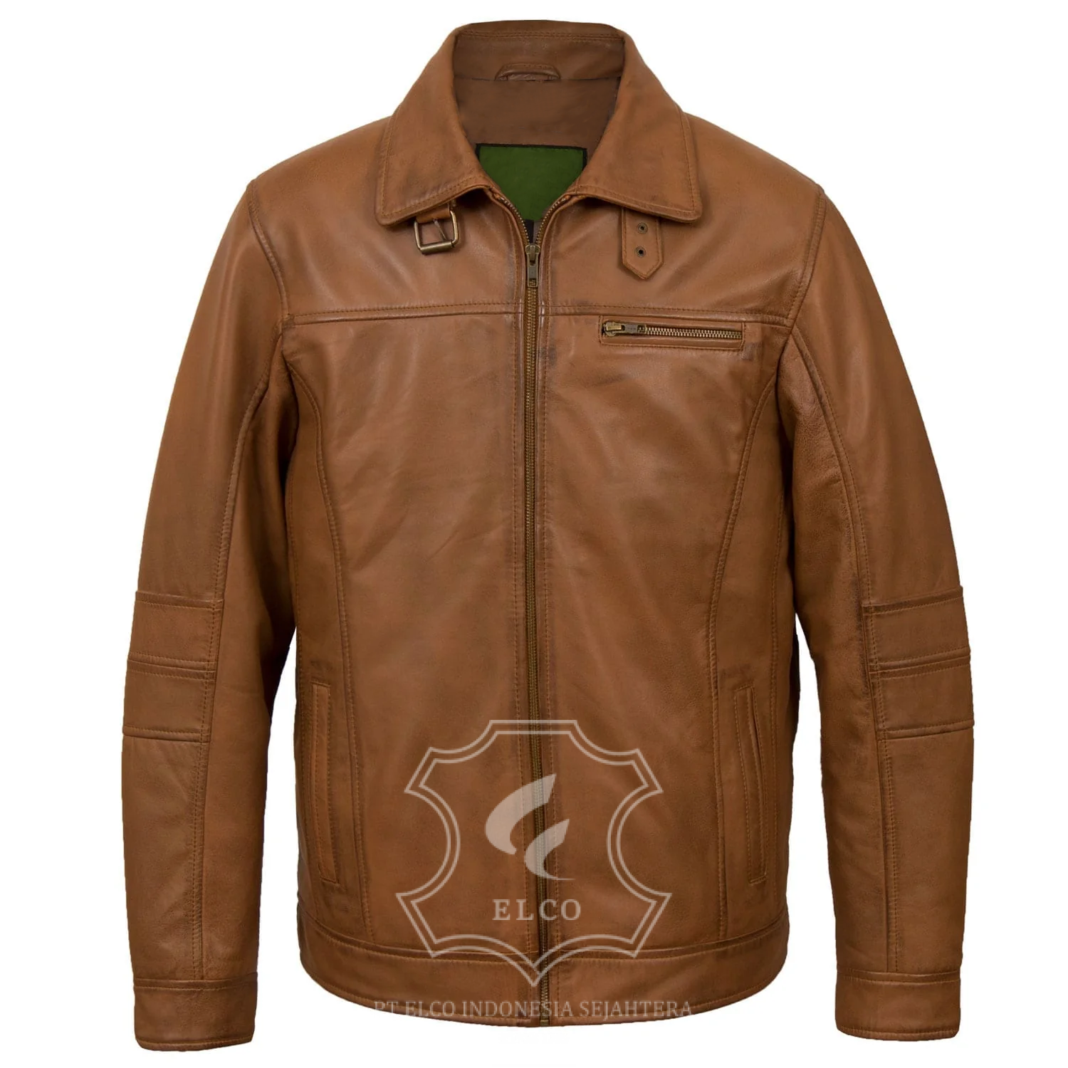 Jaket Kulit Pria Desain Formal - PF 442