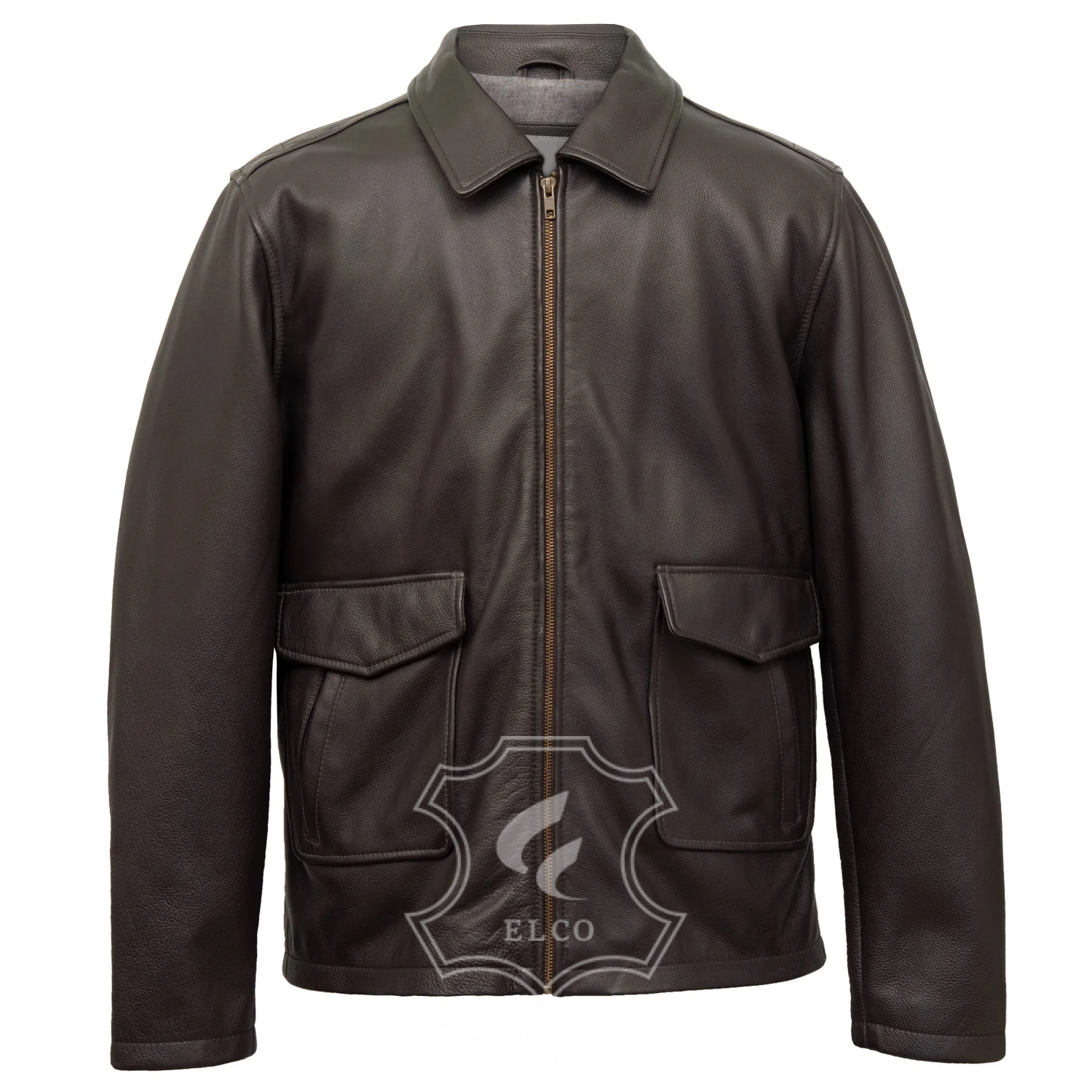 Jaket Kulit Pria Desain Pilot - PP 412