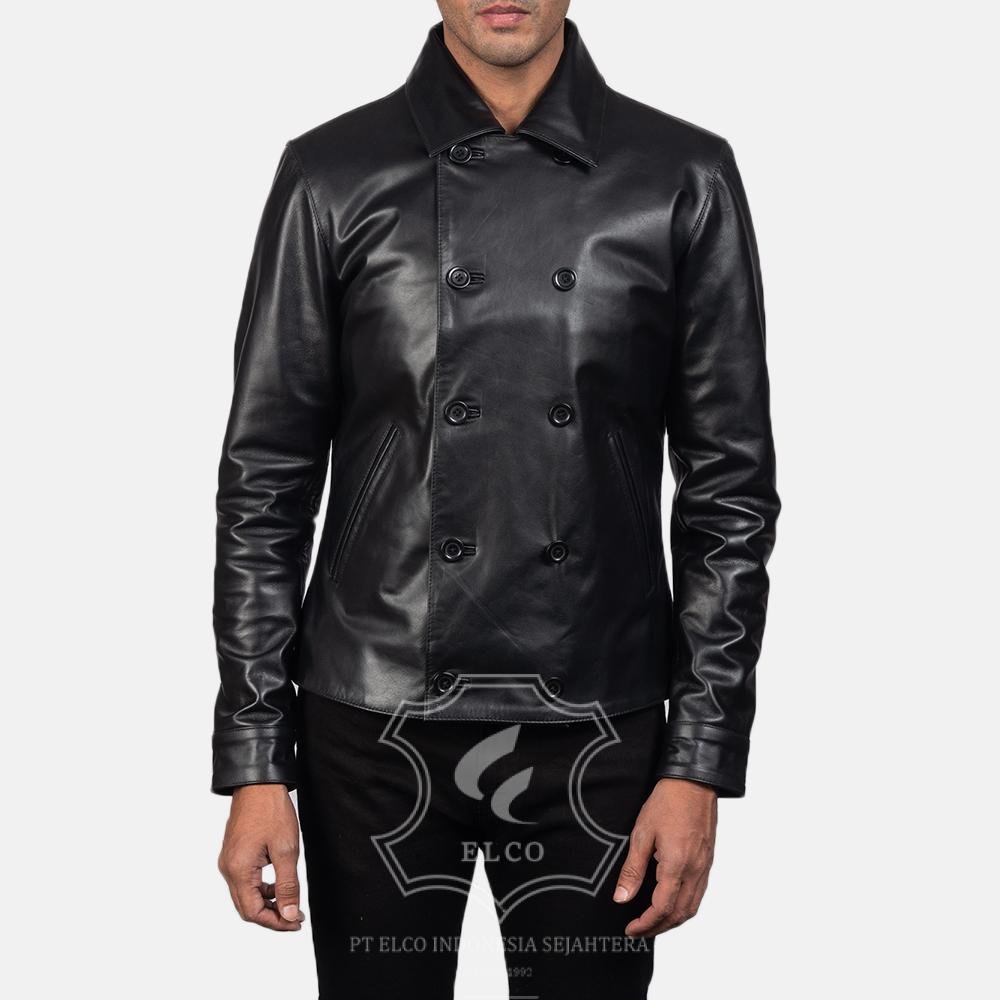 Jaket Kulit Pria Desain Formal - PF 414