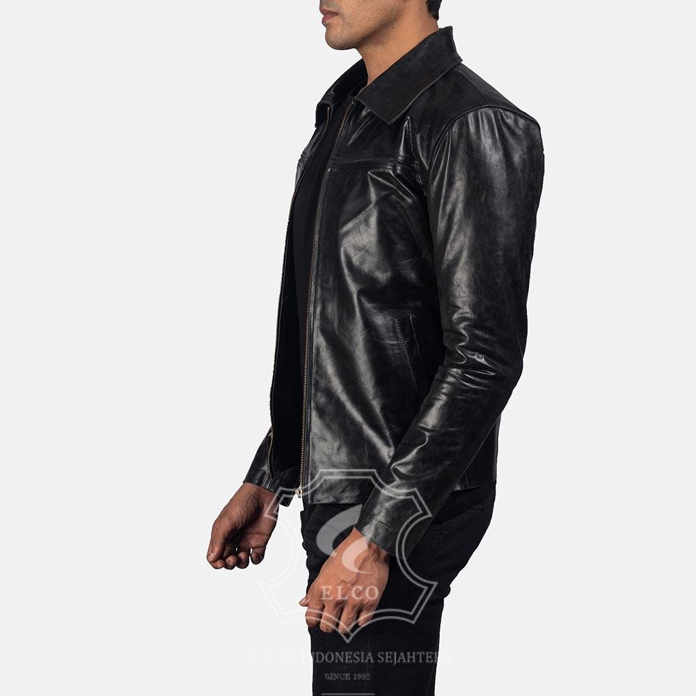 Jaket Kulit Pria Desain Formal - PF 402 - Gambar 3