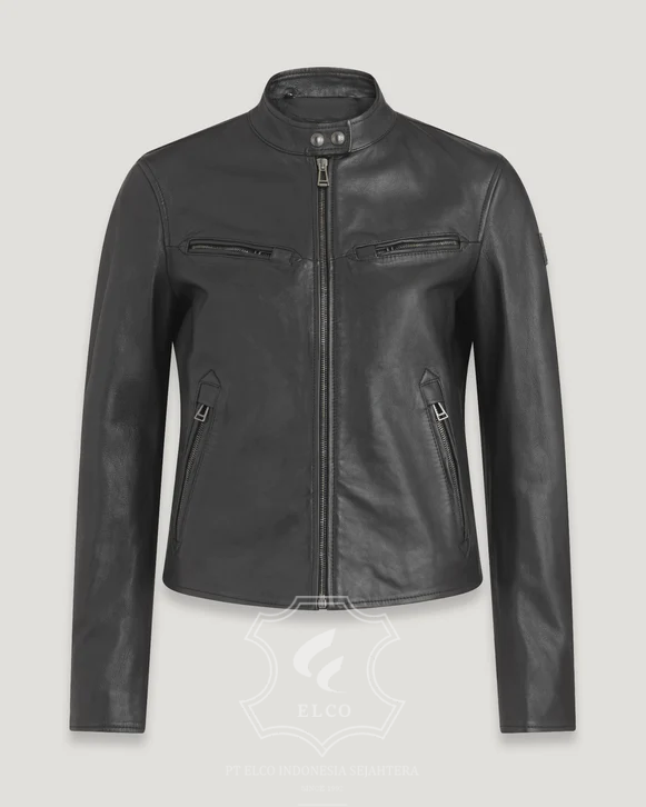 Jaket Kulit Wanita Desain Casual - WC 432