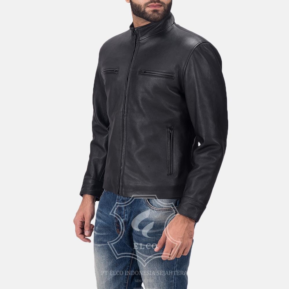 Jaket Kulit Pria Desain Casual - PC 409 - Gambar 2