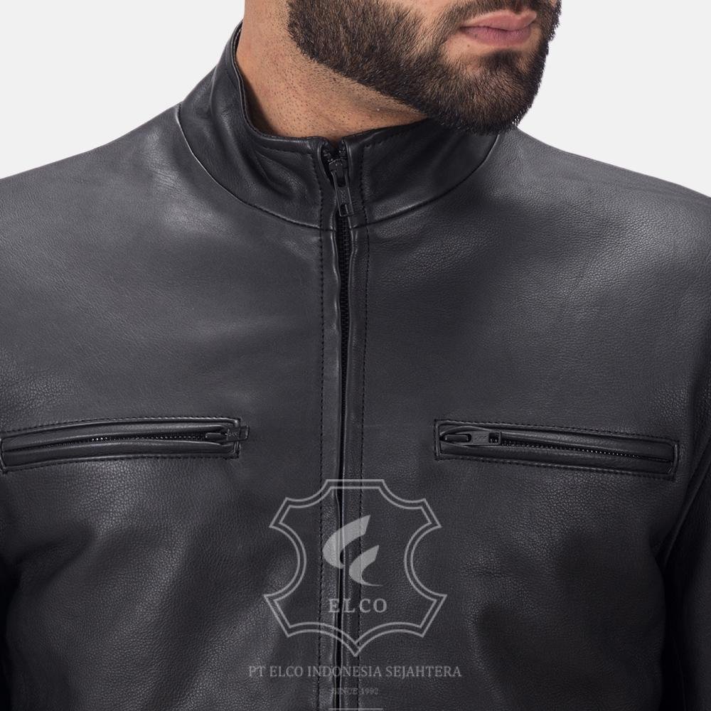 Jaket Kulit Pria Desain Casual - PC 409 - Gambar 5