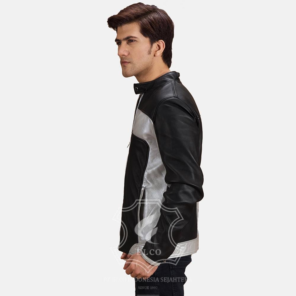 Jaket Kulit Pria Desain Casual - PC 418 - Gambar 2