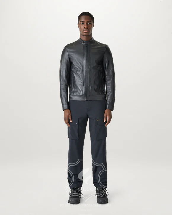 Jaket Kulit Pria Desain Casual - PC 461 - Gambar 2