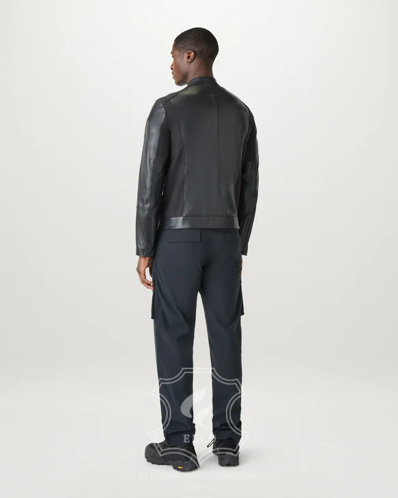 Jaket Kulit Pria Desain Casual - PC 461 - Gambar 3