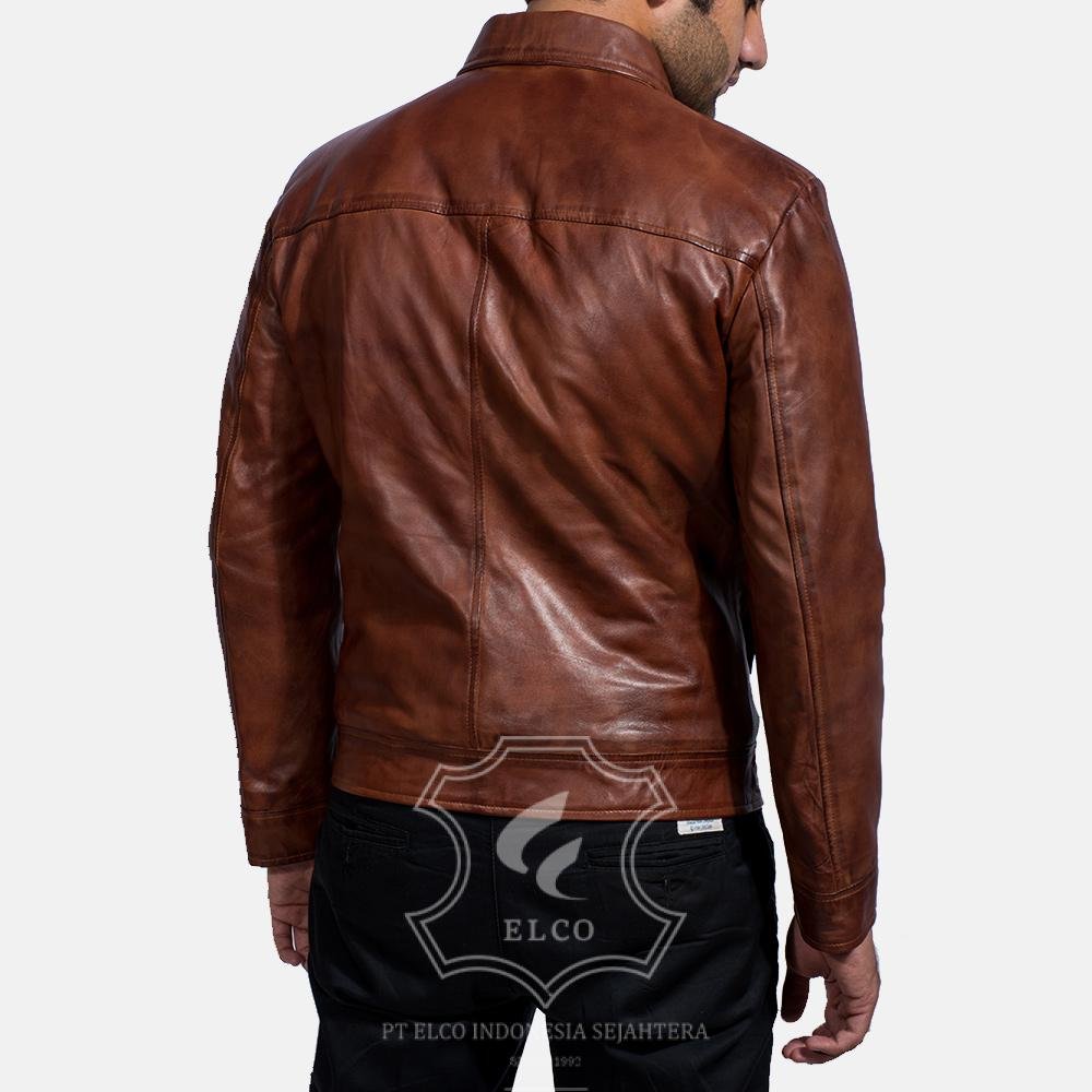 Jaket Kulit Pria Desain Formal - PF 403 - Gambar 5