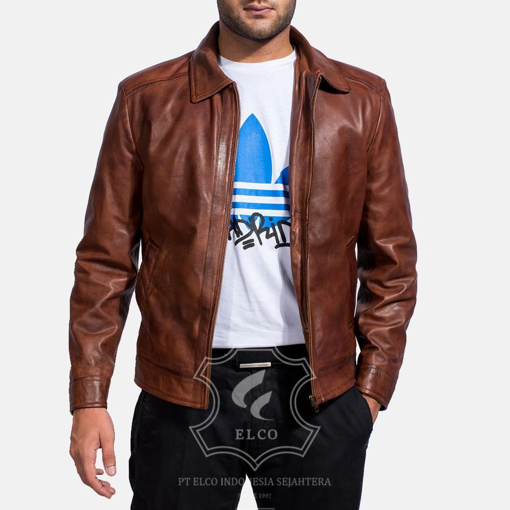 Jaket Kulit Pria Desain Formal - PF 403 - Gambar 3