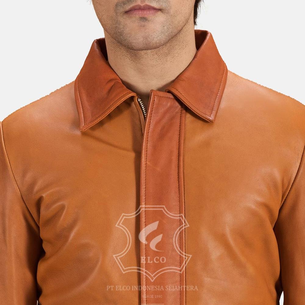 Jaket Kulit Pria Desain Formal - PF 409 - Gambar 3