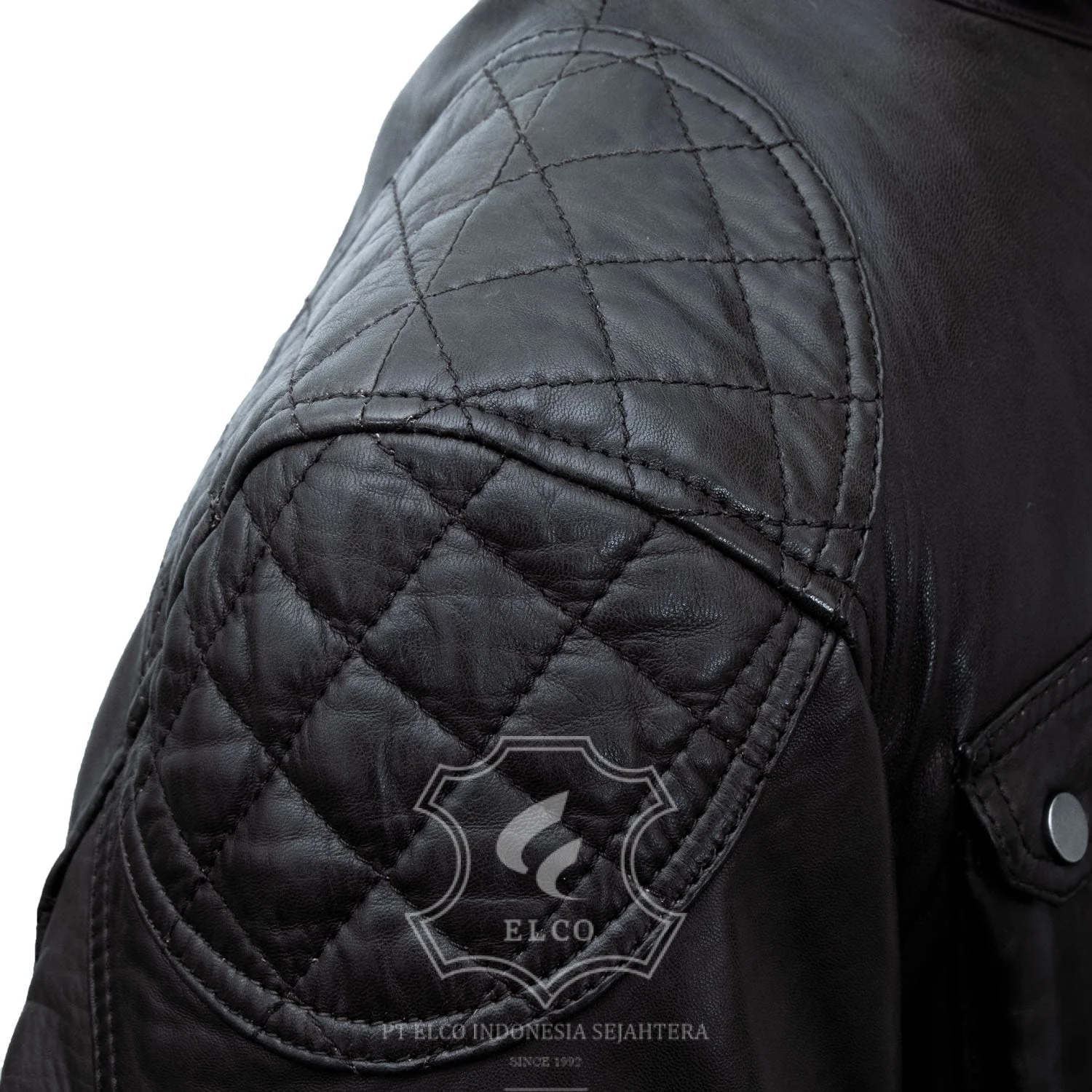 Jaket Kulit Pria Desain Safari - PJS 414 - Gambar 3