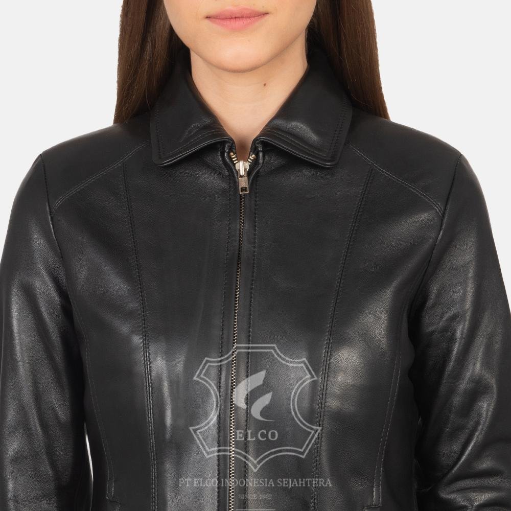 Jaket Kulit Wanita Desain Formal - WF 401 - Gambar 5