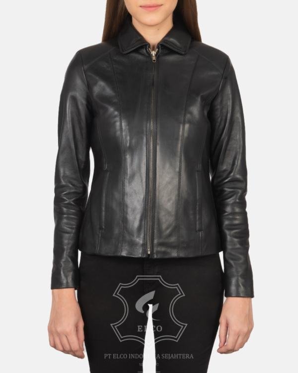 Jaket Kulit Wanita Desain Formal - WF 401