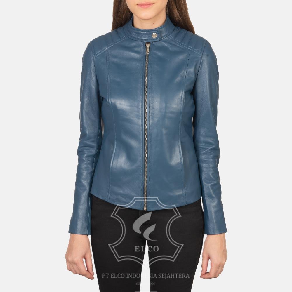 Jaket Kulit Wanita Desain Casual - WC 408