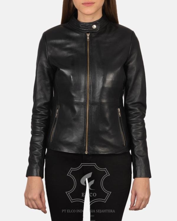 Jaket Kulit Wanita Desain Casual - WC 403