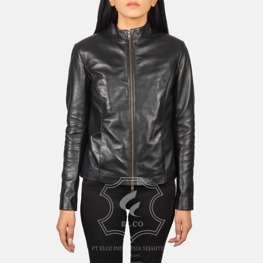 Jaket Kulit Wanita Desain Casual - WC 409